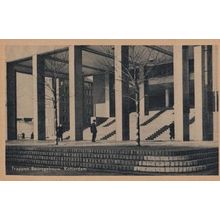 Trappen Beursgebouw Rotterdam Antique Postcard