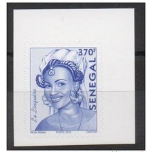 Sénégal 2015 timbre de carnet MH ' La Linguère ' Série courante 370F adhésif