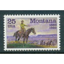 2401 25c Montana Fine MNH Zip LR V5292