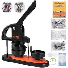 Button Maker Machine, 2.28 inch/58mm Pin Maker with 100pcs Button Parts, Erg...