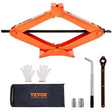 Scissor Jack, 2.5 Ton/5512 lbs Scissor Car Jack, 3.7"-17.1" Lifting Range Sc...