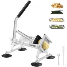 Commercial Vegetable Slicer, 1/4 inch Fruit Slicer, Stainless Steel and Alum...