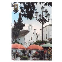 PLACE OF THE NARANJOS, MARBELLA, Spain postcard posted 1989 postmark =