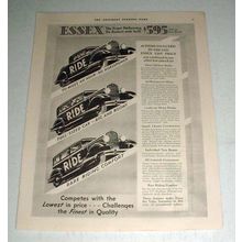 1931 Essex Car Ad - Finest Performing Six