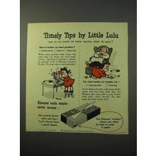 1951 Kleenex Tissue Ad - Timely Tips by Little Lulu
