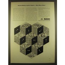 1963 SDC System Development Corporation Ad - Logistics Support