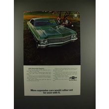 1970 Chevrolet Caprice Car Ad - Be Seen With It!