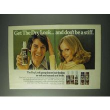 1978 Gillette The Dry Look Hair Spray Ad