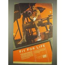 1985 DP Orbatron Barbells and Weight Benches Ad - Fit for Life