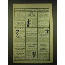 1924 G.P. Putnam's Sons Ad - Among the important new Putnam Books