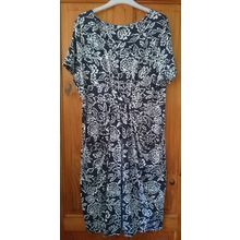 Women's Navy Flower Dress - Brand Tu