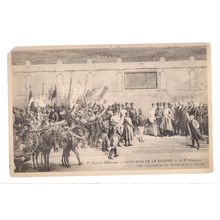 ITALIE, PANTHEON DE LA GUERRE, A F Gourget, WW1 unused antique postcard (a)