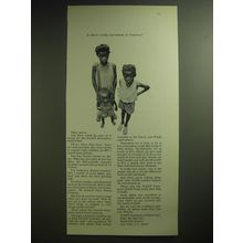 1974 NAACP Emergency Relief Fund Ad - Is there really starvation in America?