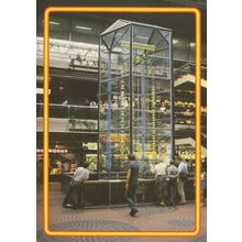 Wasseruhr In Congress Centrum Germany Precinct Glass Postcard