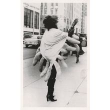 Animal Tail Wild New York Street Fashion Award Photo Postcard