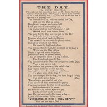 Judgement Day Of Reckoning Christian Fear Postcard