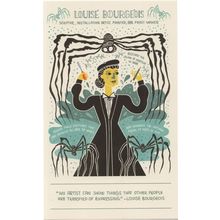 Louise Bourgeois French American Sculptor Artist Printer Postcard