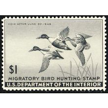 RW12, Mint VF NH $1 Federal Duck Stamp - Stuart Katz