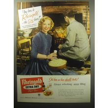 1954 Rheingold Extra Dry Beer Advertisement