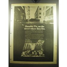 1975 Humble Pie Street Rats Album Ad - Humble Pie, on the street where they live