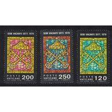 Vatican St Peter's Keys 2nd Interregnum 1978 MNH SG#705-707 Sc#638-640