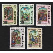 Luxembourg Illustrations from 15th-century book 5v 1986 MNH SG#1192-1196