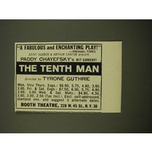 1961 The Tenth Man Play Ad - A fabulous and enchanting play