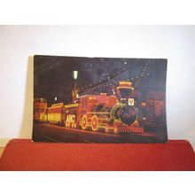 "THE 'ABC' TRAIN", BLACKPOOL ILLUMINATIONS, used postcard by NPO 1967 pm =