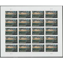 Alabama Statehood Pane of 20 Current Rate Postage Stamps Scott 5360