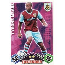 Match Attax 2009/2010 Tyrone Mears Burnley