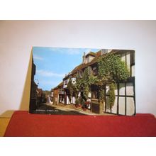 MERMAID STREET, RYE, EAST SUSSEX vintage unused postcard by J. Salmon =