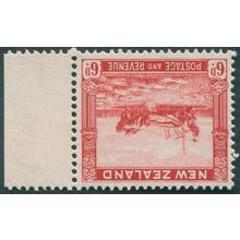 New Zealand 1936 6d scarlet Perf 13½x14 Wmk inverted SG585aw MNH