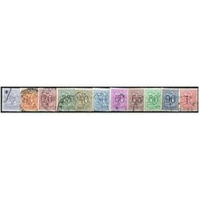 1951 Michel 887/897 - fine used (o)