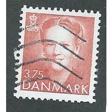 DEN 1990 3.75KR 'QUEEN MARGRETHE II' FINE USED (EBID43-017)