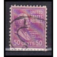 Used 831 50c Howard Taft Fine Plus KA5686