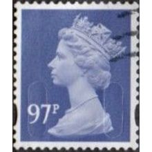 1993-2011 Machin 97p Violet. (Photo-De La Rue) Two Bands. Fine Used