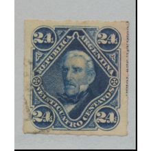 Argentina Stamp Scott #37, Used, Good Margins & Centering