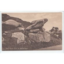 Toad Mouth Rock Nr Hathersage Derbyshire Postcard 1437