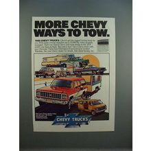 1980 Chevrolet Chevy Trucks Ad - More Ways to Tow