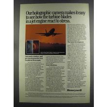 1982 Honeywell Holocamera Ad - Turbine Blades React