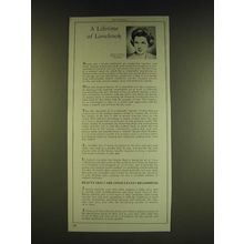 1966 Oil of Olay Ad - A lifetime of loveliness