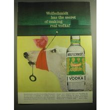 1959 Wolfschmidt's Vodka Advertisement - the secret of making real vodka
