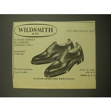1967 Wildsmith & Co. Shoes Advertisement - Established 1847