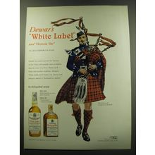 1949 Dewar's Scotch Advertisement - Tartan of Cameron of Lochiel