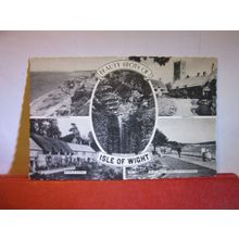 multiview, BEAUTY SPOTS of THE ISLE OF WIGHT unused postcard =
