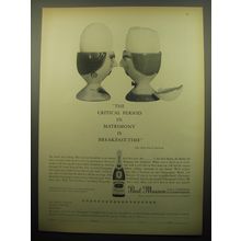 1959 Paul Masson California Champagne Ad - The critical period in matrimony