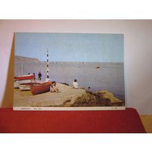 THE BAY, ABERSOCH, LLANENGAN, GWYNEDD, WALES used postcard by Judges 1974 pm =