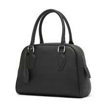 Women Genuine Leather Shoulder Bag Tote Bag Black