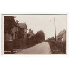 Lugtrout Lane Solihull Postcard 1937 RP Warwickshire