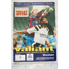 1993 programme Port Vale v. Wrexham